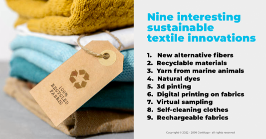 9 interesting sustainable textile innovations