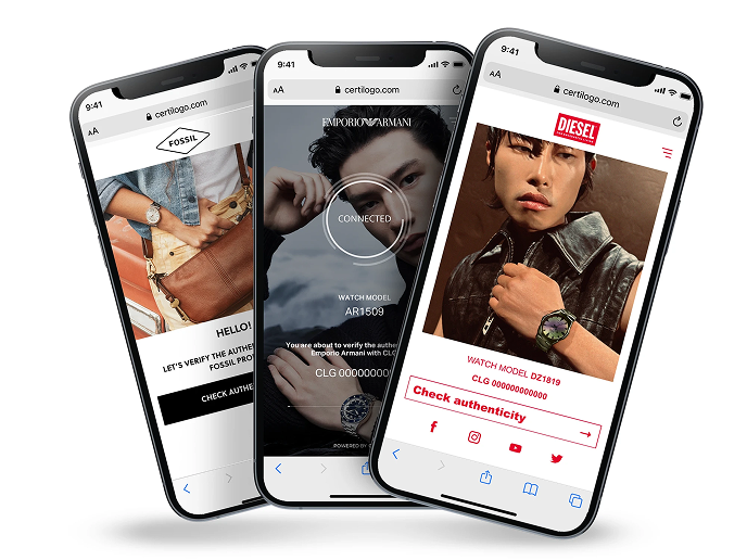 Fossil Group collaboration launched in 2023, when the group partnered with Certilogo to provide authentication and anticounterfeiting solutions for several of their brands. 