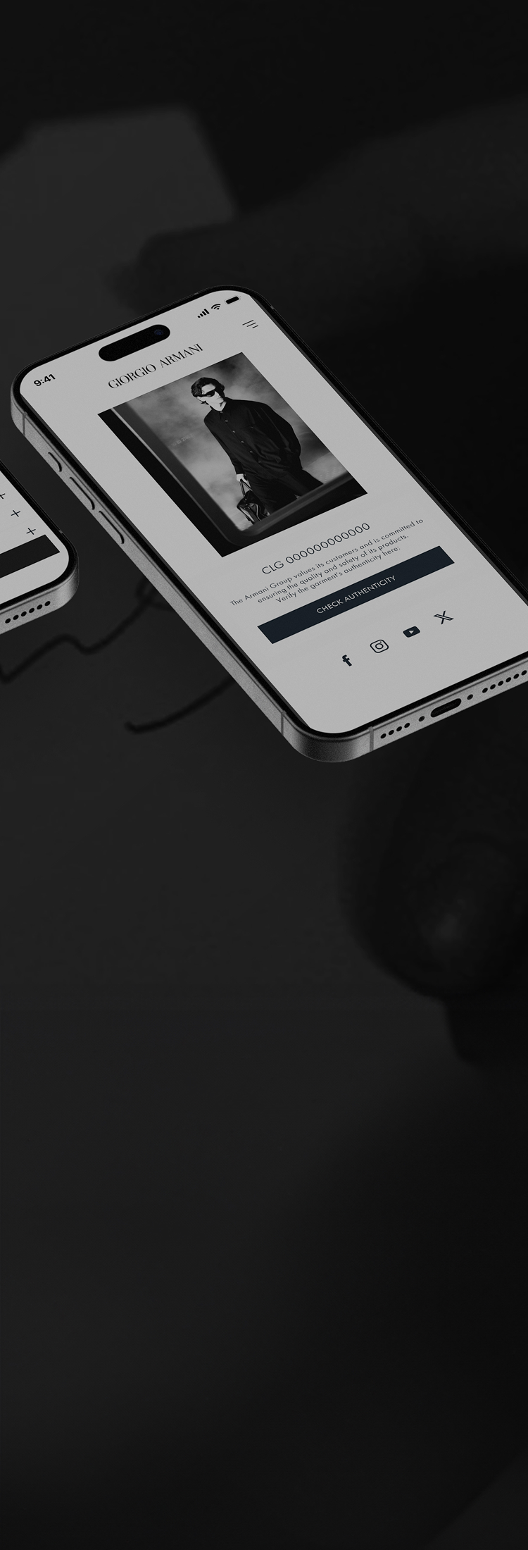 Armani’s engaging and secure solution